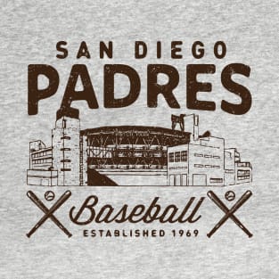 San Diego Padres Stadium by Buck Tee T-Shirt